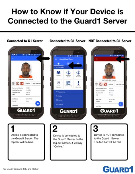 How to Know if Your Device is Connected to the Guard1 Server - Guard1