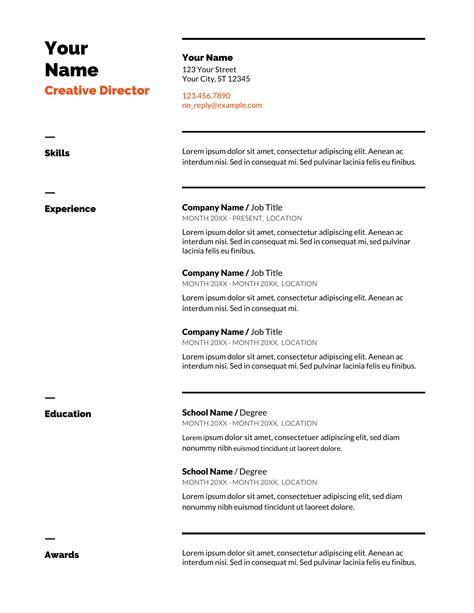 Google doc resume templates - ayinput