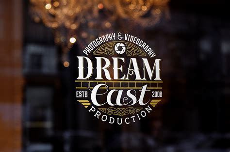 "DREAM CAST Production" logo design on Behance