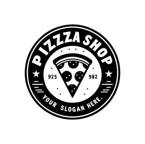 Premium Vector | Pizza shop logo vector illustration