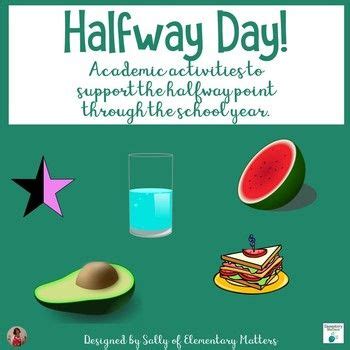 Halfway Day Activities Freebie | Daily writing prompts, Social studies activities, Fun math