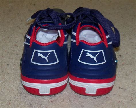 NEW Puma Nyter BMW Leather Men's Navy Blue Red Driving Cat Size 9.5 Shoes | eBay