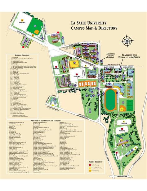 La Salle University Campus Map & Directory - DocsLib