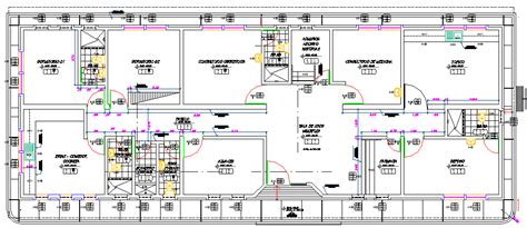 Rural Hospital Architecture Elevation dwg file - Cadbull