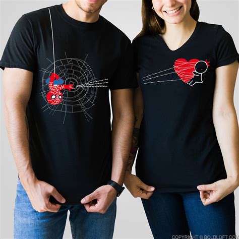 His and Hers Shirts Matching Couples Shirts Spiderman Shirt - Etsy