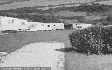 Charmouth, Seadown Caravan Park c.1965, from Francis Frith | Caravan park, Caravan, Caravan site