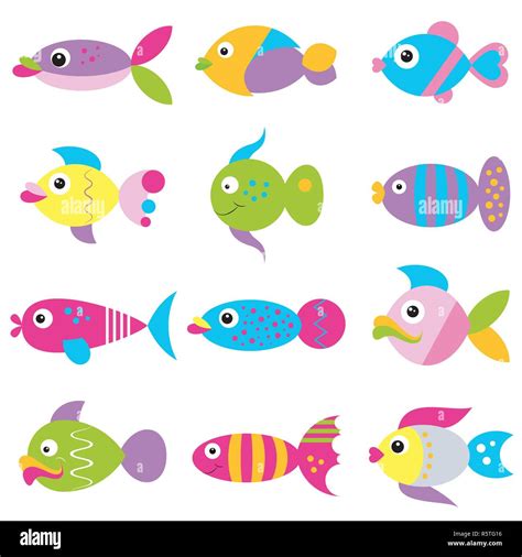 Cartoon Fish High Resolution Stock Photography and Images - Alamy