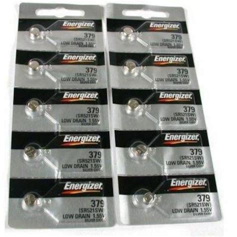 10 379 Energizer Watch Batteries SR521SW Battery Cell - TheBatterySupplier.Com