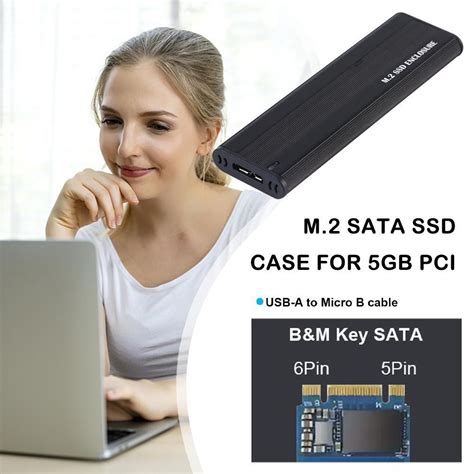 M.2 SATA SSD Adapter USB 3.1 Box Dual Protokoll Festplattenbox für 5GB PC 2023 | eBay