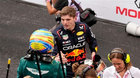 The 'lovely moment' between Max Verstappen and Alonso not picked up by ...