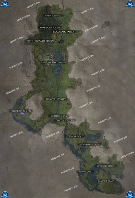 Hogwarts Legacy Full World Map Revealed