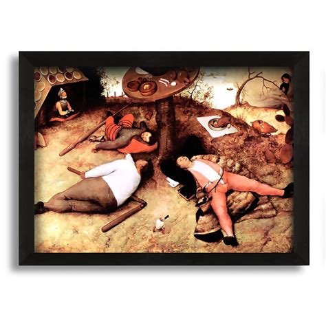 Rosalind Wheeler Cockaigne 1 by Pieter Bruegel The Elder - Picture Frame Painting on Canvas ...