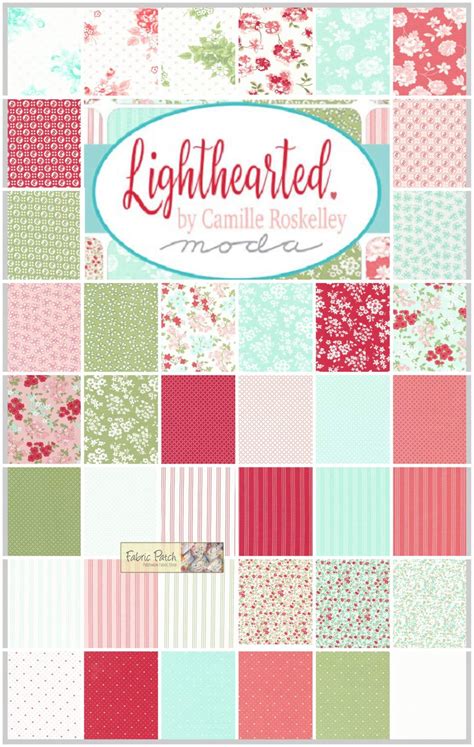 -Lighthearted Jelly Roll - Applique, patchwork and quilting fabrics ...