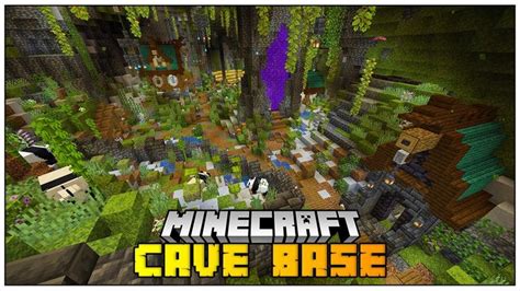 I Made an Epic Lush Cave Base for Minecraft 1.17! | Minecraft underground, Minecraft farm ...