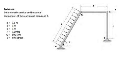 Solved Determine the vertical and horizontal components of | Chegg.com