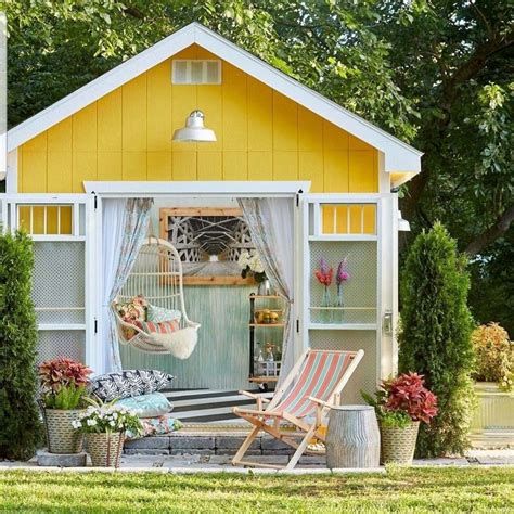 She shed | Shed exterior ideas, Shed makeover, Garden shed exterior ideas