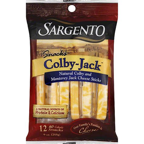 Sargento Snacks Cheese Sticks, Colby-Jack | String, Curds & Snack ...