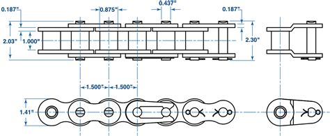 #120 Roller Chain 10ft Box | ANSI 120 chain - USA Roller Chain