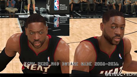 Dwyane Wade Face And Body Model Dual Version By ECPH [FOR 2K20]