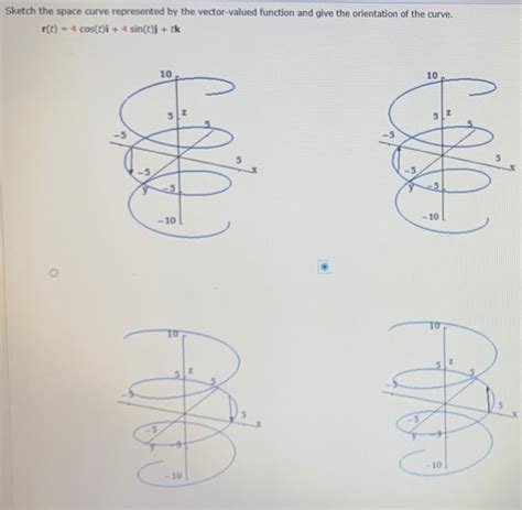 Solved Sketch the space curve represented by the | Chegg.com