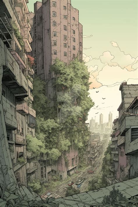 desolate cityscape haunting silence by midgptjourney on DeviantArt