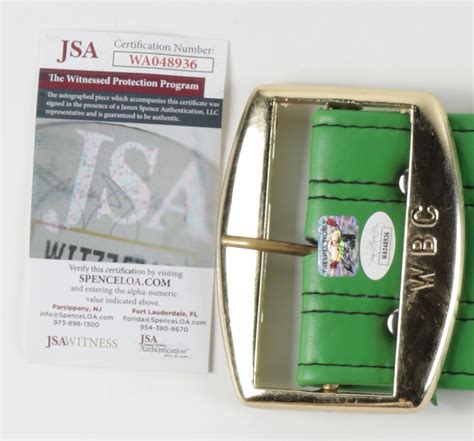 Mike Tyson Signed World Champion WBC Belt (JSA) | Pristine Auction