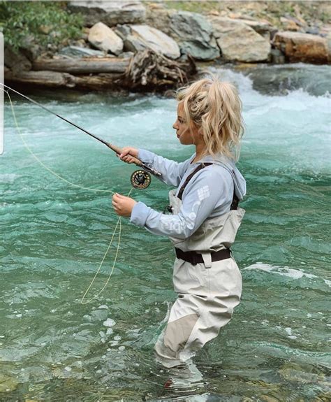 Fly Fishing With Her | Fly fishing girls, Fly fishing women, Fishing ...