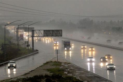 Southern California storms cause landslides, close highways. But end of rain in sight