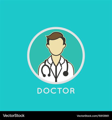 Doctor logo icon design Royalty Free Vector Image