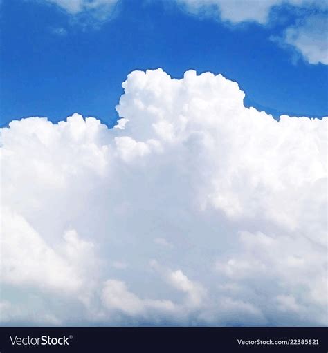 Realistic clouds Royalty Free Vector Image - VectorStock