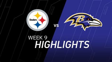 HIGHLIGHTS: Week 9 at Baltimore Ravens