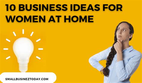 Business Ideas For Women At Home. Are you searching for business ideas ...