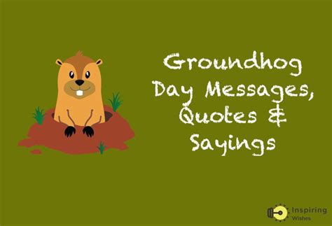 Groundhog Day Messages, Quotes & Sayings - Inspiring Wishes