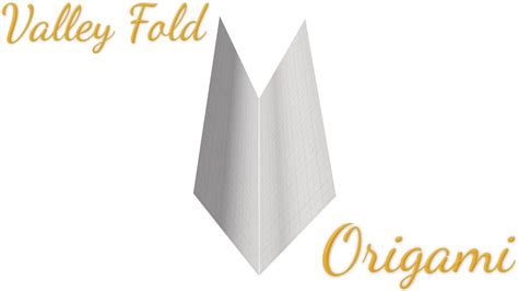 Valley-Fold Tutorial (Origami Folding Technique) - YouTube