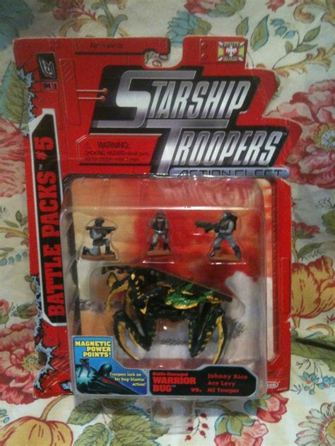 Starship Troopers Action FLEET BATTLE PACKS #5 BATTLE DAMAGED WARRIOR BUG RICO | Action figures ...