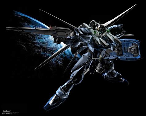 720P free download | In Space, beam rifle, gundam, space, dark, HD ...