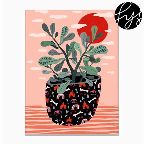 House Plant Canvas Print | Plant art print, Plant art, Posters art prints