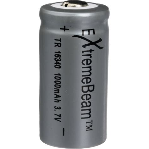 ExtremeBeam CR123A 3.7V 1000mAh Rechargeable Li-i EB-XB-A01 B&H