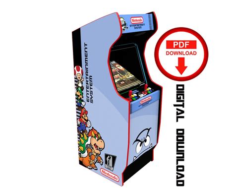 Mario Bros Arcade Cabinet Machine Artwork Graphics Vinyl, Arcade ...