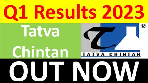 TATVA CHINTAN PHARMA q1 results 2023 | TATVA CHINTAN Results Today | TATVA CHINTAN PHARMA Share ...