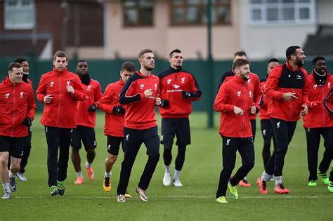 Liverpool FC training ahead of Premier League clash with Manchester ...