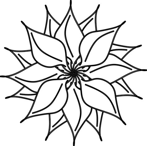 Collection of Lotus Flower Black And White PNG. | PlusPNG