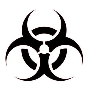 Biohazard Sticker PICK SIZE COLOR Vinyl Decal Caution Warning Hazard ...