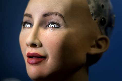 The agony of Sophia, the world's first robot citizen condemned to a lifeless career in marketing ...