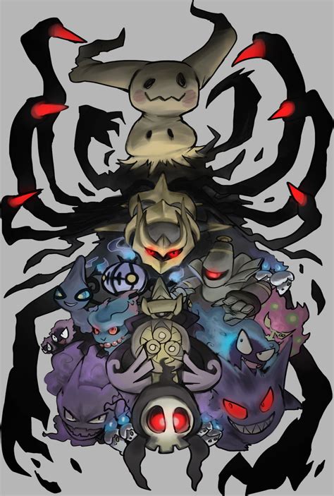 Ghost Pokemon by Foxeaf on DeviantArt