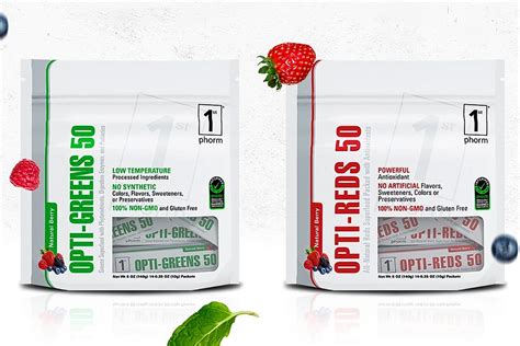 1st Phorm's Opti-Greens 50 and Opti-Reds 50 get a stick pack alternative