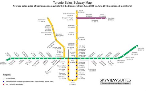 How Much a Home Will Cost You at Each TTC Subway Stop: Map | REDESIGN4MORE : REDESIGN4MORE