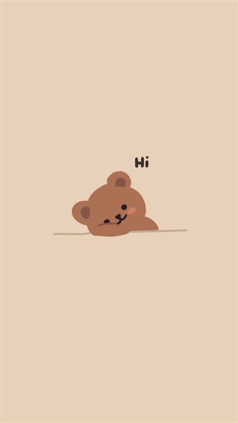 Bear ear . iPhone cat, Cute cartoon, Cartoon, Brown Bear Cartoon, HD ...