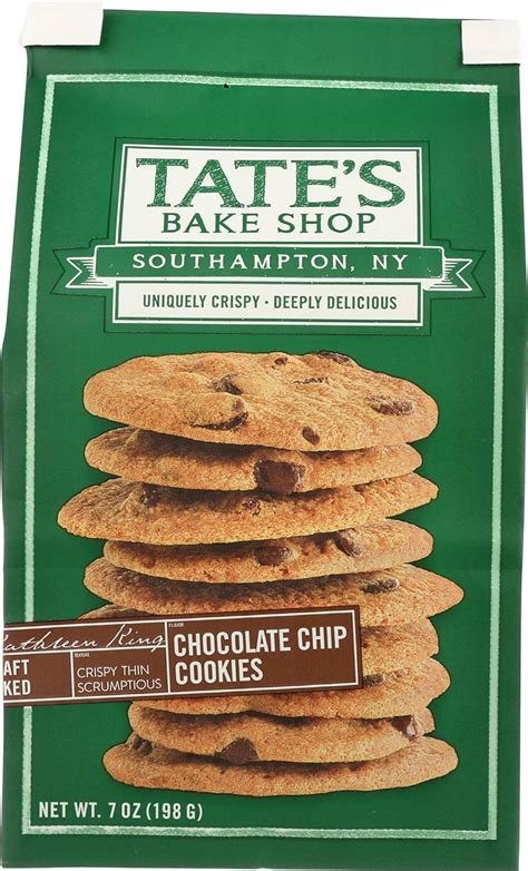 Amazon.com: Tate's Bake Shop Cookies, Chocolate Chip, 7 Oz : Grocery & Gourmet Food