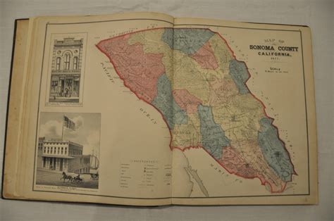 New Historical Atlas of Sonoma County California | Curtis Wright Maps